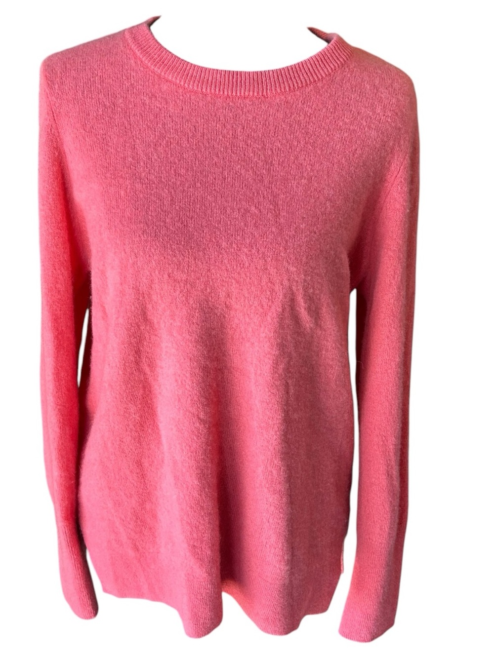 💖 Halogen 100% Cashmere Sweater XXL Pink Soft Luxury Knit Cozy Minimalist